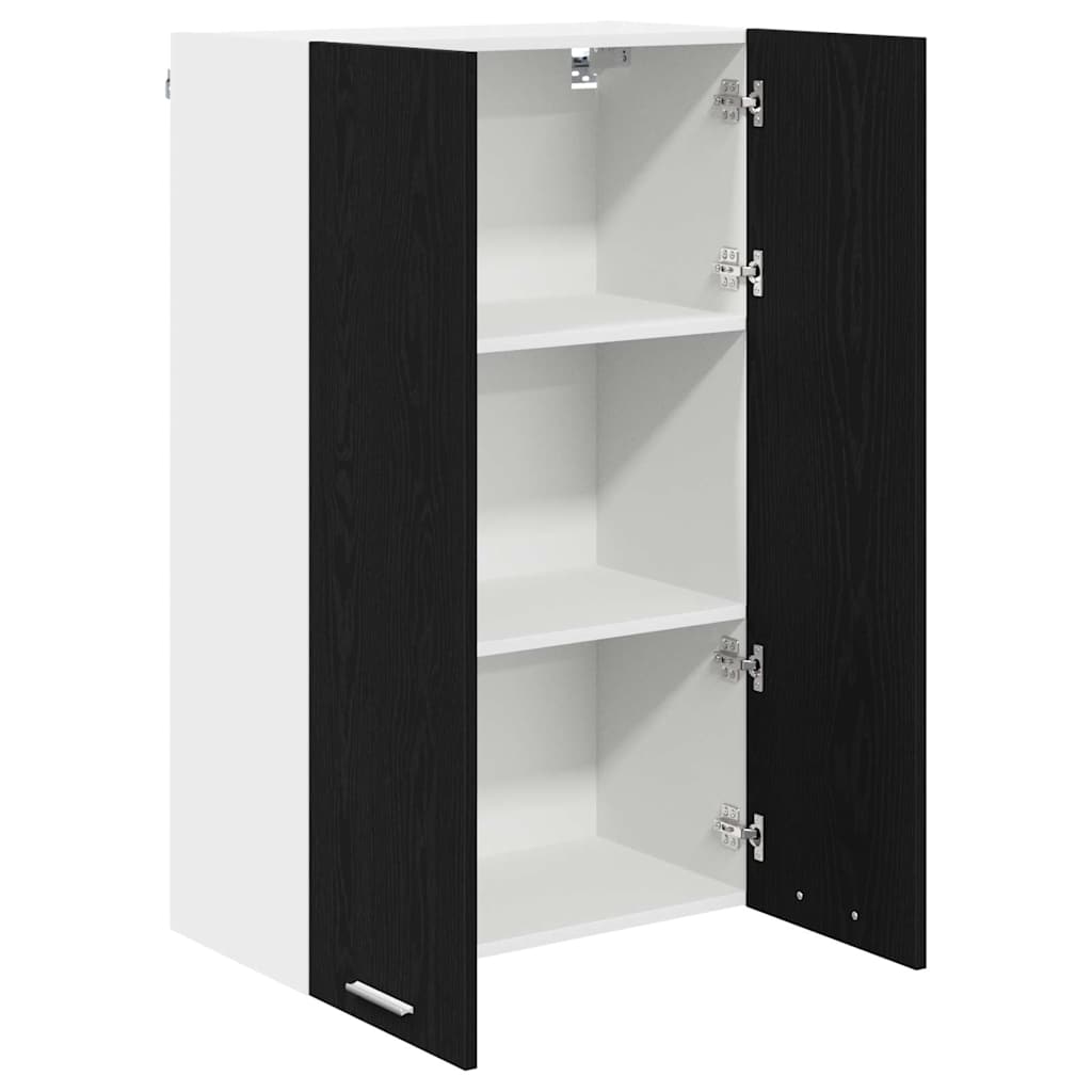 Dulap suspendat cu raft Riga Stejar Negru 60 x 31 x 100 cm — imaginea 6