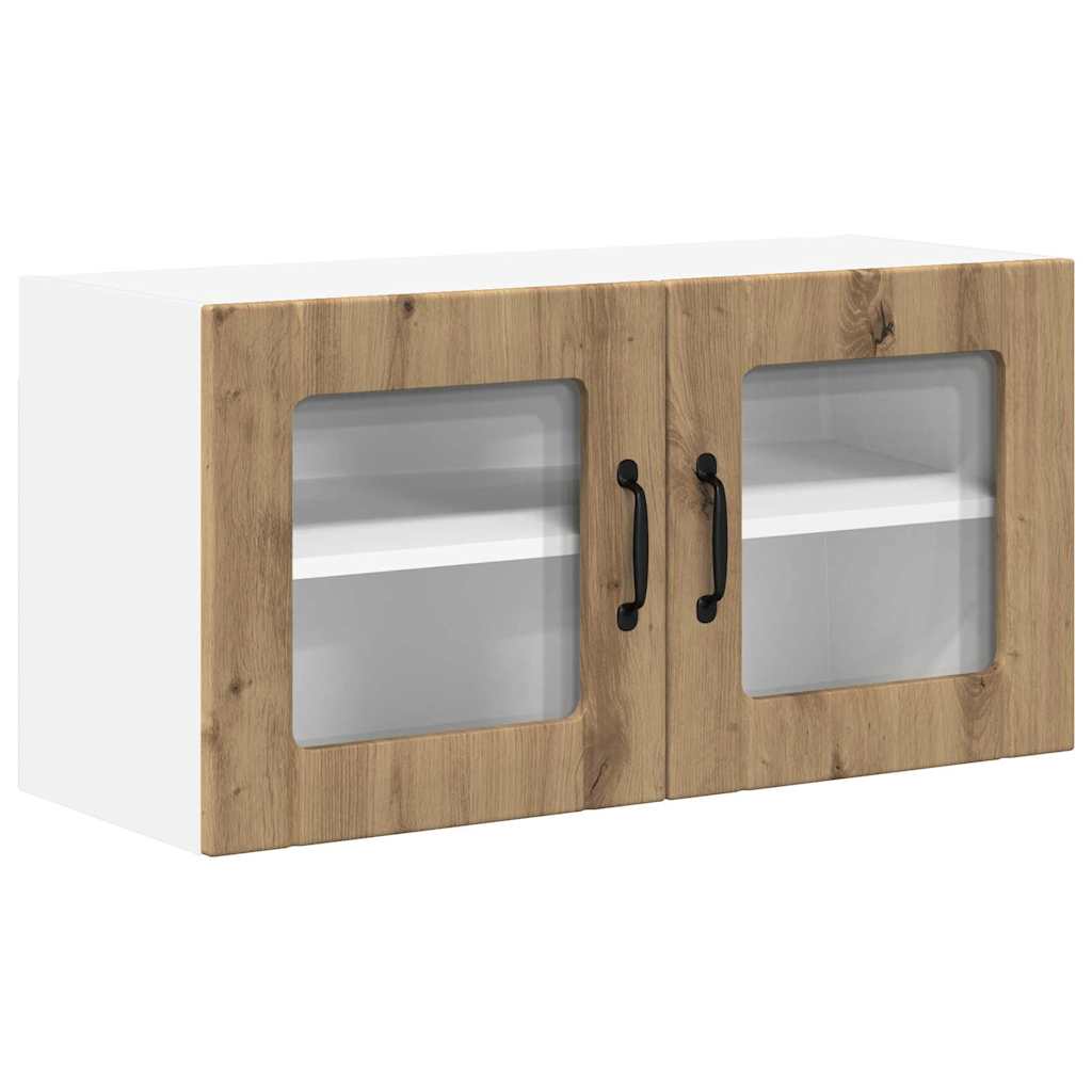 Dulap suspendat de bucatarie Stejar Artizanal 80 x 31 x 40 cm