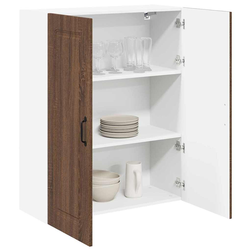 Dulap suspendat de bucatarie Stejar inchis 80 x 31 x 100 cm — imaginea 4