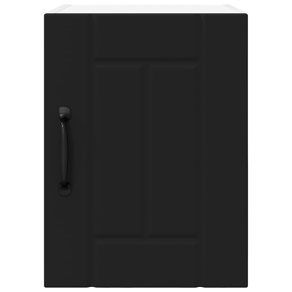 Dulap suspendat de bucatarie cu raft Negru 30 x 31 x 40 cm — imaginea 7