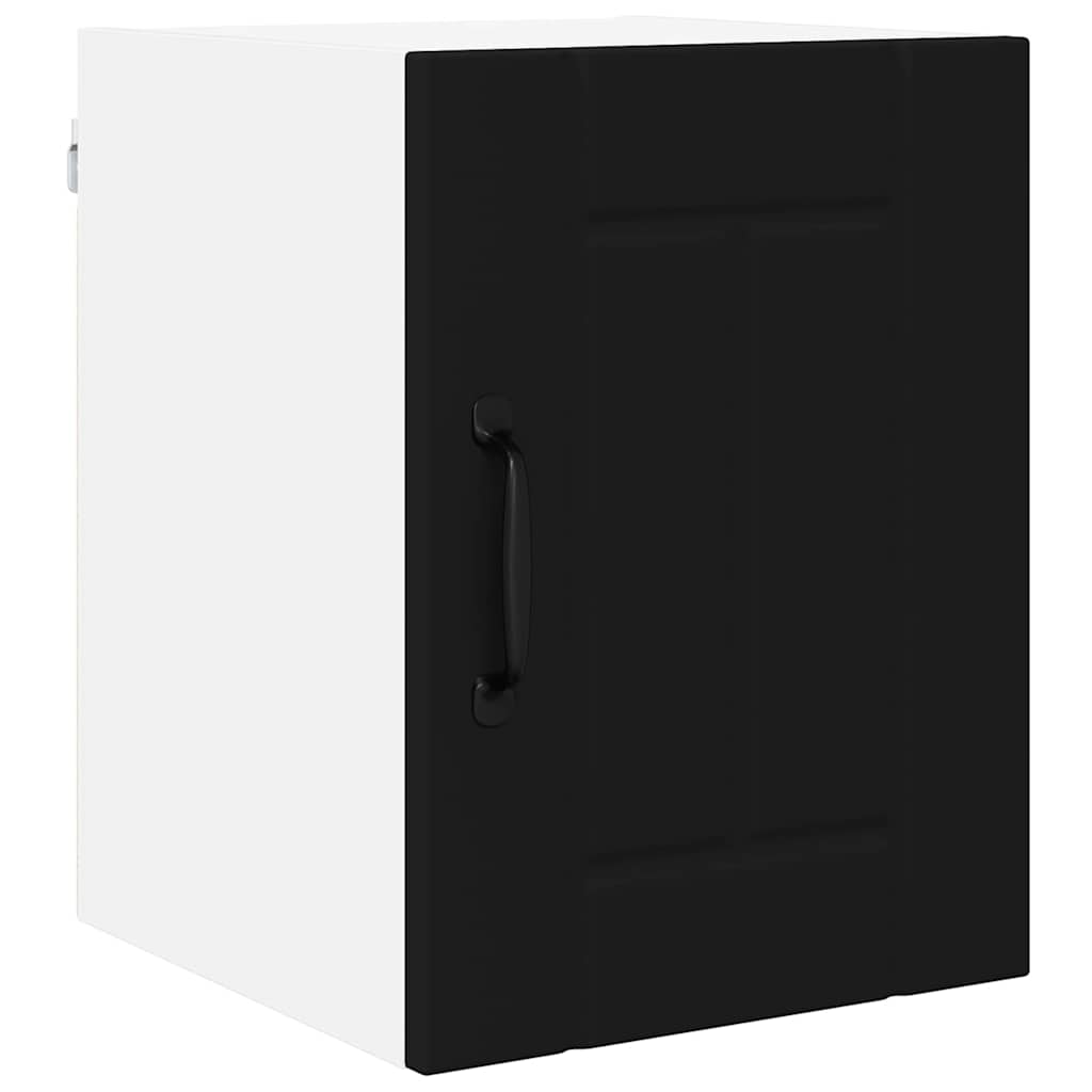 Dulap suspendat de bucatarie 2 pcs Negru 30 x 31 x 40 cm — imaginea 6
