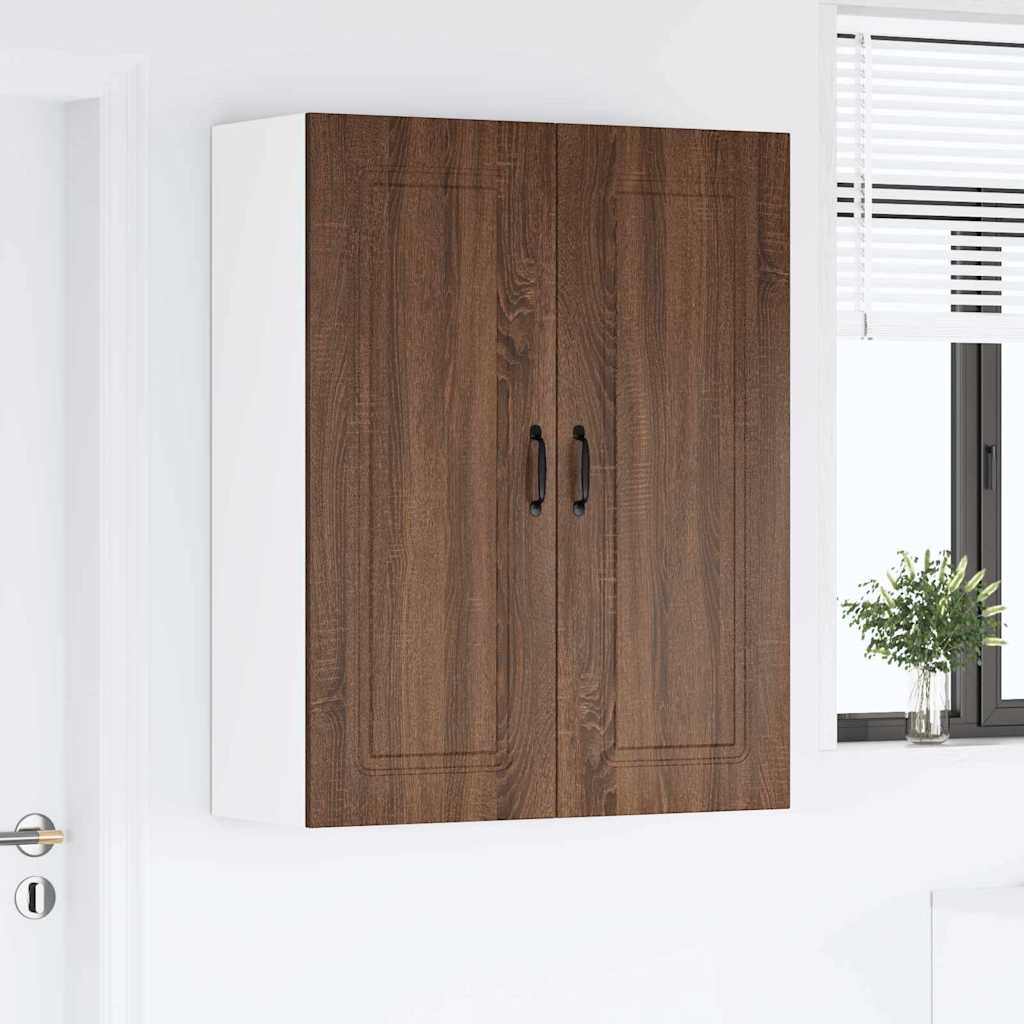 Dulap suspendat de bucatarie Stejar inchis 80 x 31 x 100 cm — imaginea 5