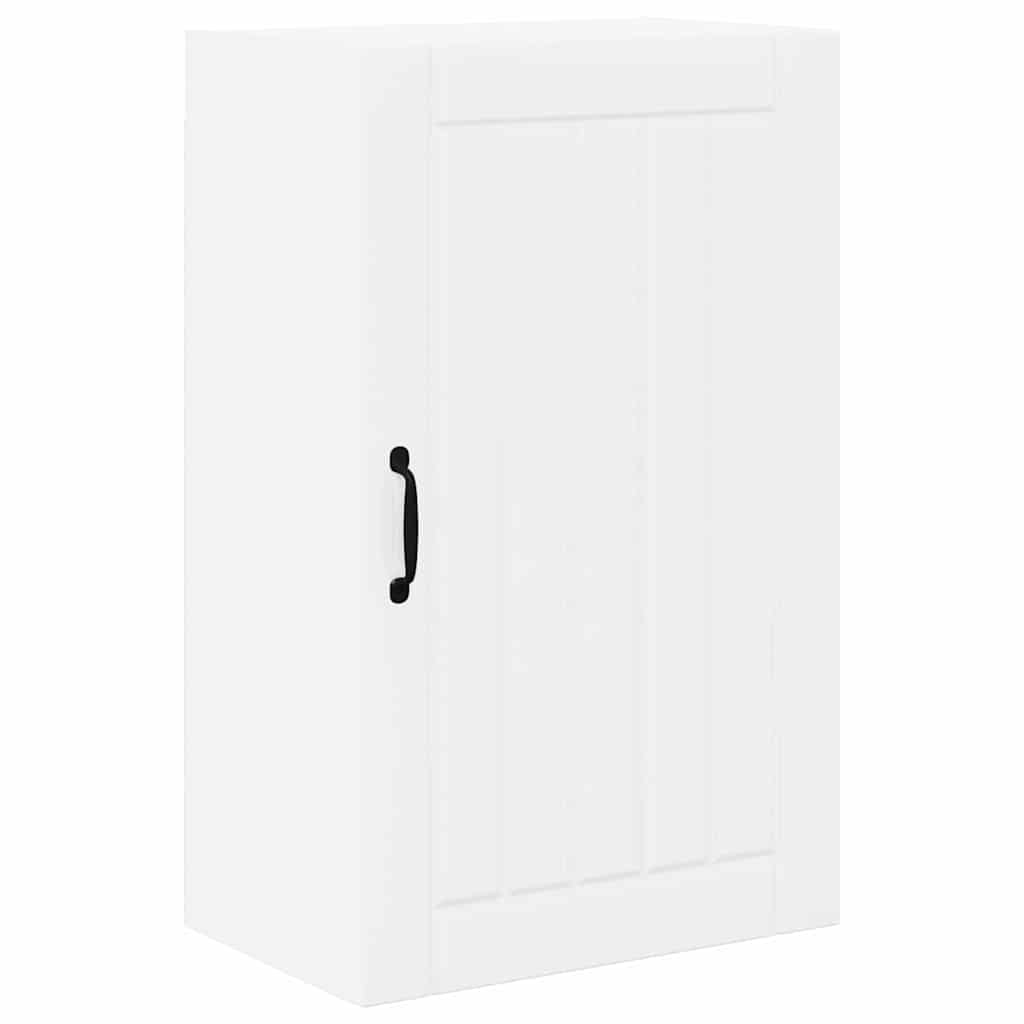 Dulap suspendat de bucatarie cu raft Alb lucios 50 x 31 x 80 cm