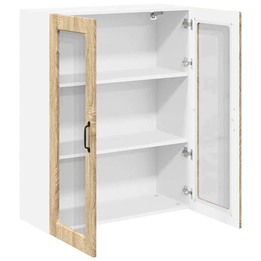 Dulap suspendat de bucatarie Stejar Sonoma 80 x 31 x 100 cm — imaginea 6