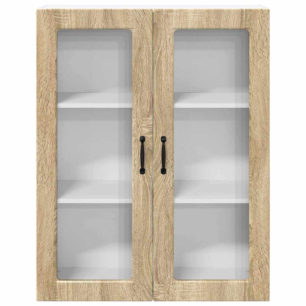 Dulap suspendat de bucatarie Stejar Sonoma 80 x 31 x 100 cm — imaginea 7