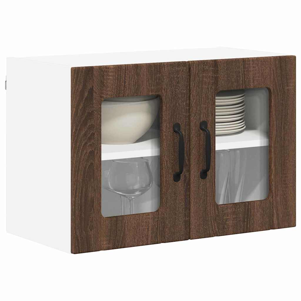 Dulap suspendat de bucatarie Stejar inchis 60 x 31 x 40 cm — imaginea 4