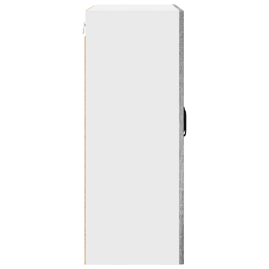 Dulap suspendat de bucatarie cu raft Gri Sonoma 60 x 31 x 80 cm — imaginea 8