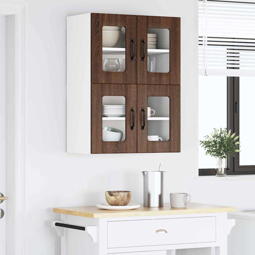 Dulap suspendat de bucatarie Stejar inchis 60 x 31 x 40 cm — imaginea 5