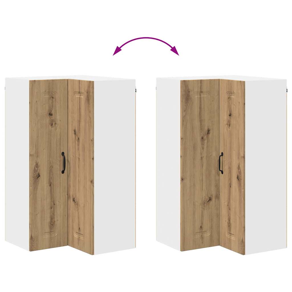 Dulap suspendat de bucatarie Stejar Artizanal 57 x 57 x 100 cm — imaginea 12