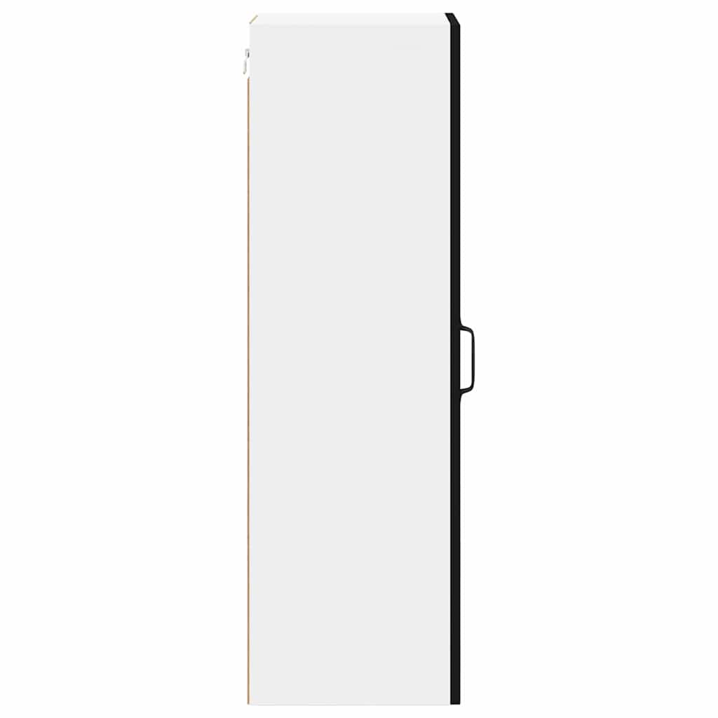 Dulap suspendat de bucatarie cu raft Negru 30 x 31 x 100 cm — imaginea 8
