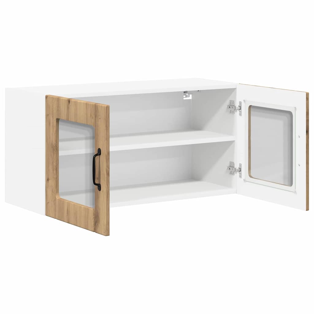 Dulap suspendat de bucatarie Stejar Artizanal 80 x 31 x 40 cm — imaginea 6