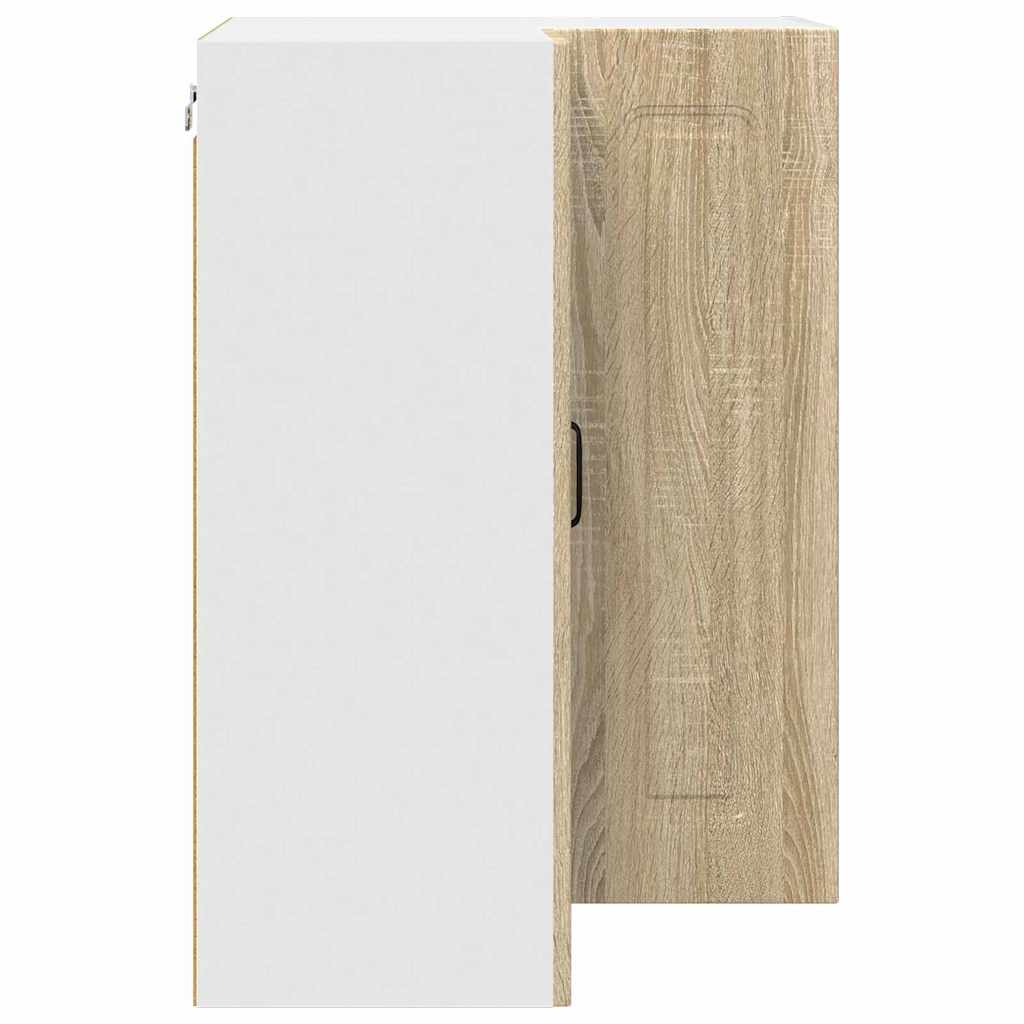 Dulap suspendat de bucatarie Stejar Sonoma 57 x 57 x 80 cm — imaginea 8