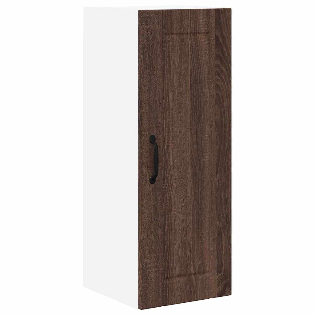 Dulap suspendat de bucatarie cu raft 2 pcs Stejar inchis — imaginea 7