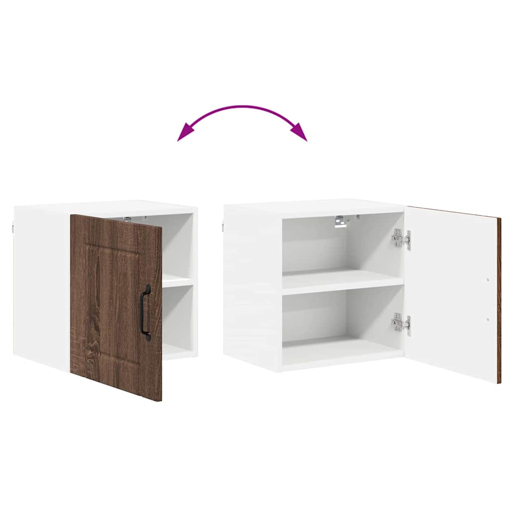 Dulap suspendat de bucatarie Stejar inchis 40 x 31 x 40 cm — imaginea 12