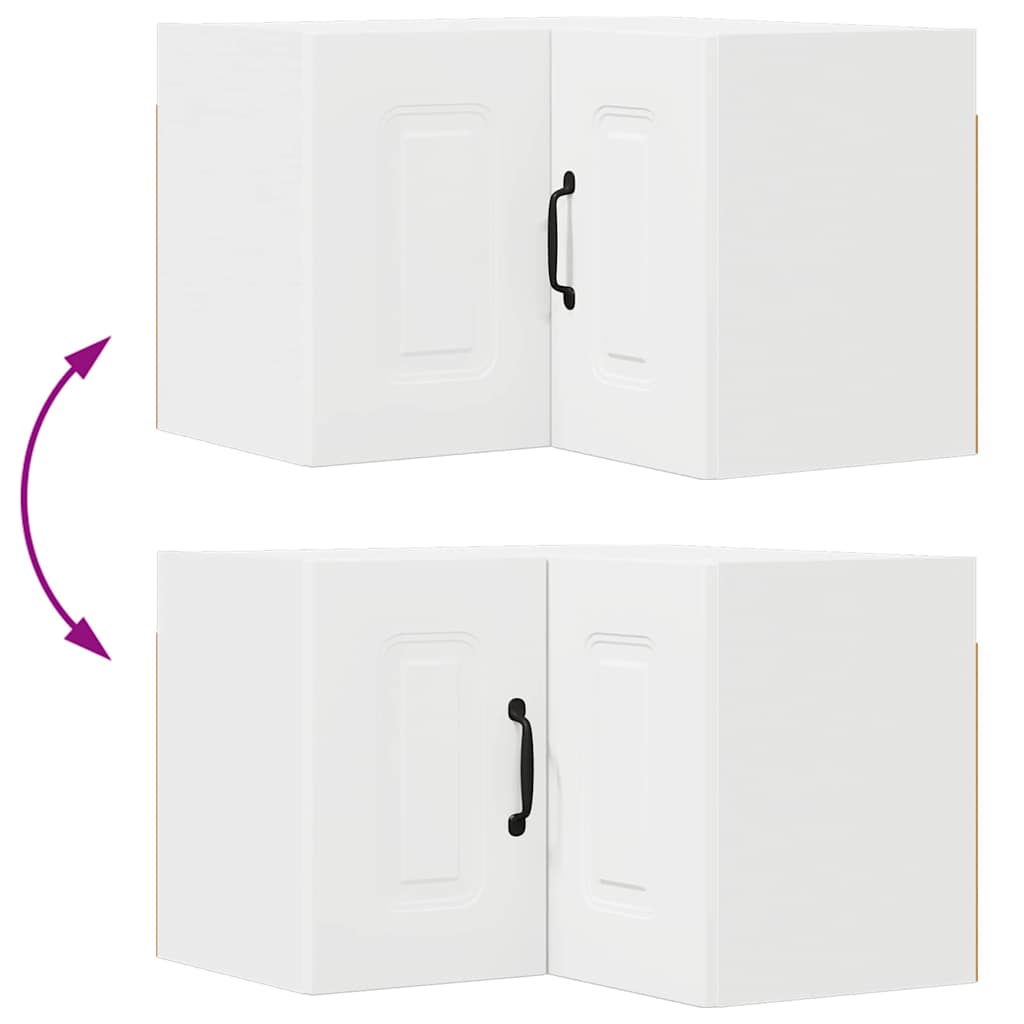 Dulap suspendat de bucatarie Alb 57 x 57 x 40 cm Lemn compozit — imaginea 12