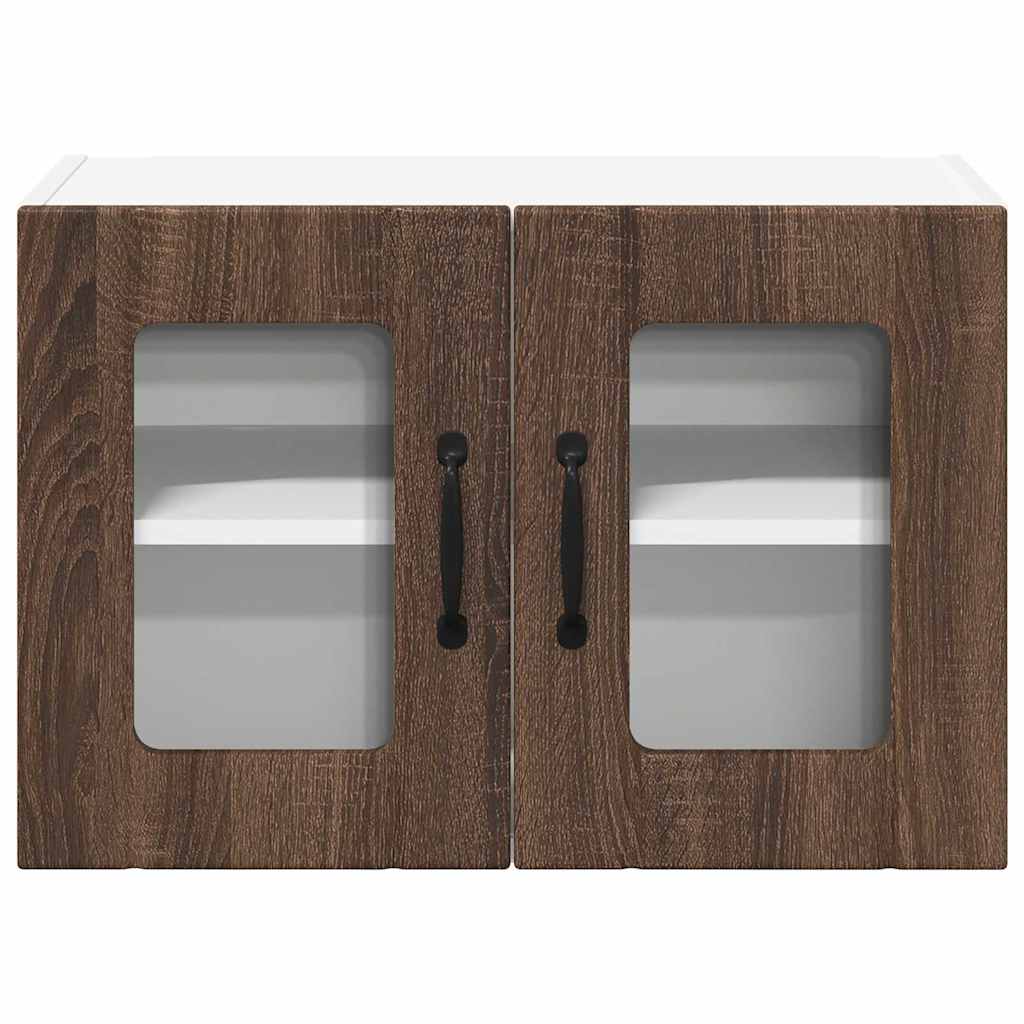Dulap suspendat de bucatarie Stejar inchis 60 x 31 x 40 cm — imaginea 7