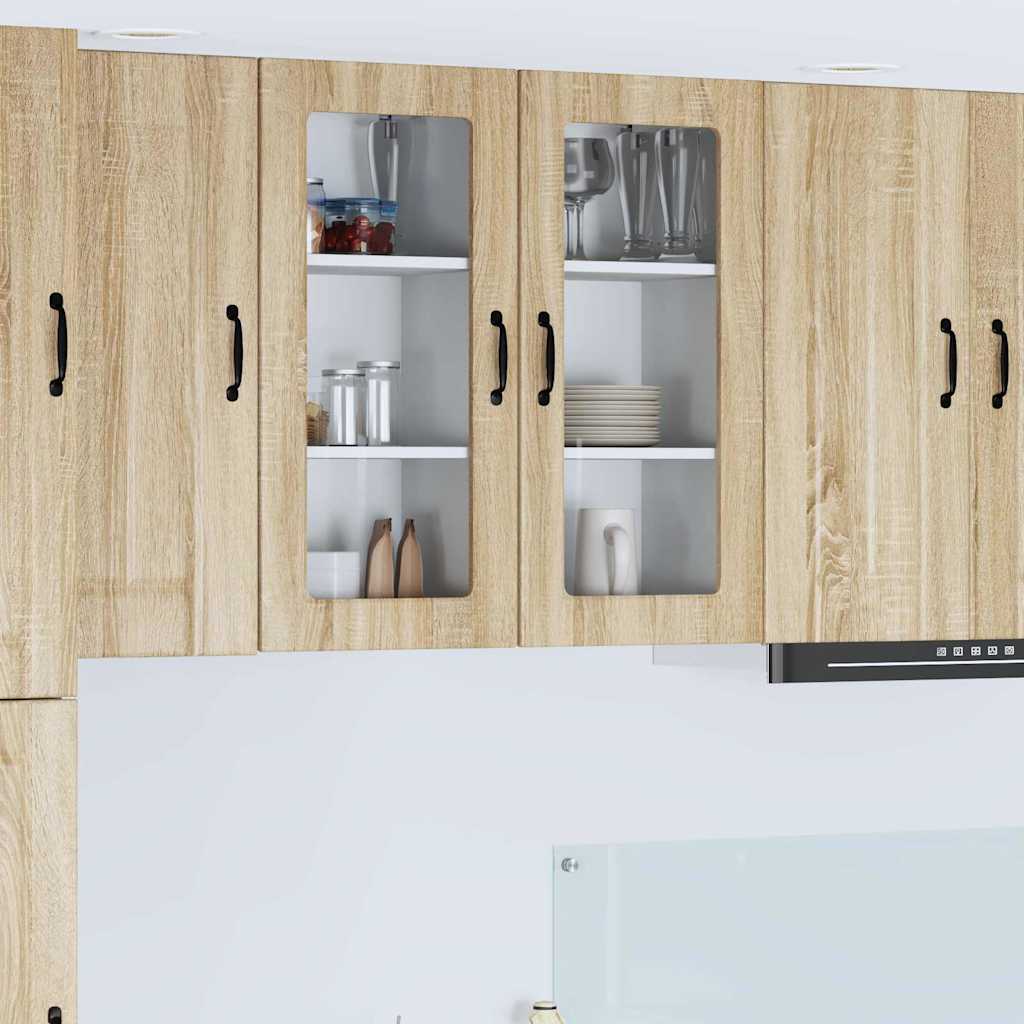 Dulap suspendat de bucatarie Stejar Sonoma 40 x 31 x 80 cm — imaginea 2
