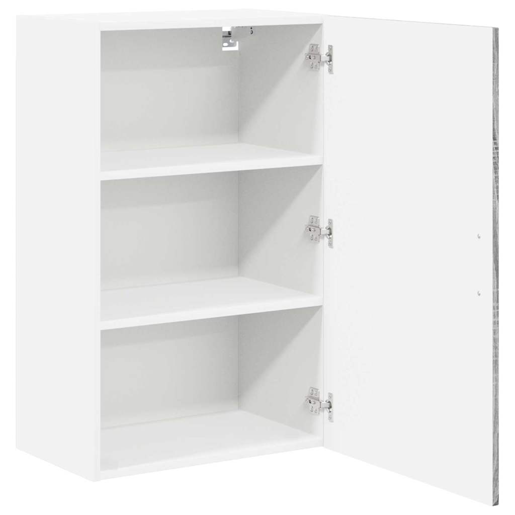 Dulap suspendat de bucatarie cu raft Gri Sonoma 50 x 31 x 80 cm — imaginea 6