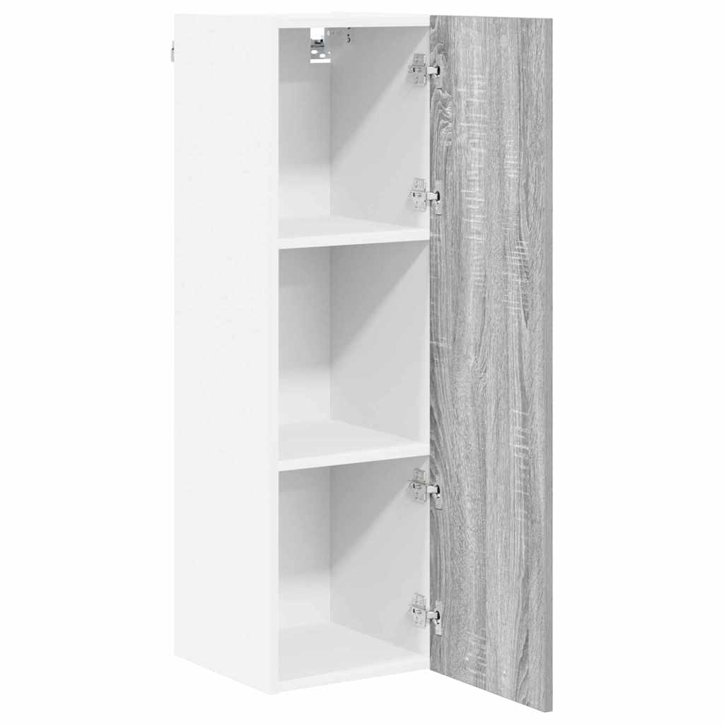 Dulap suspendat Riga Gri Sonoma 30 x 31 x 100 cm Lemn compozit — imaginea 6