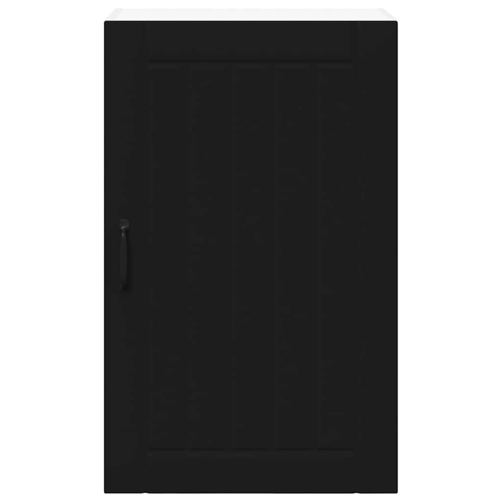 Dulap suspendat de bucatarie cu raft Negru 50 x 31 x 80 cm — imaginea 7