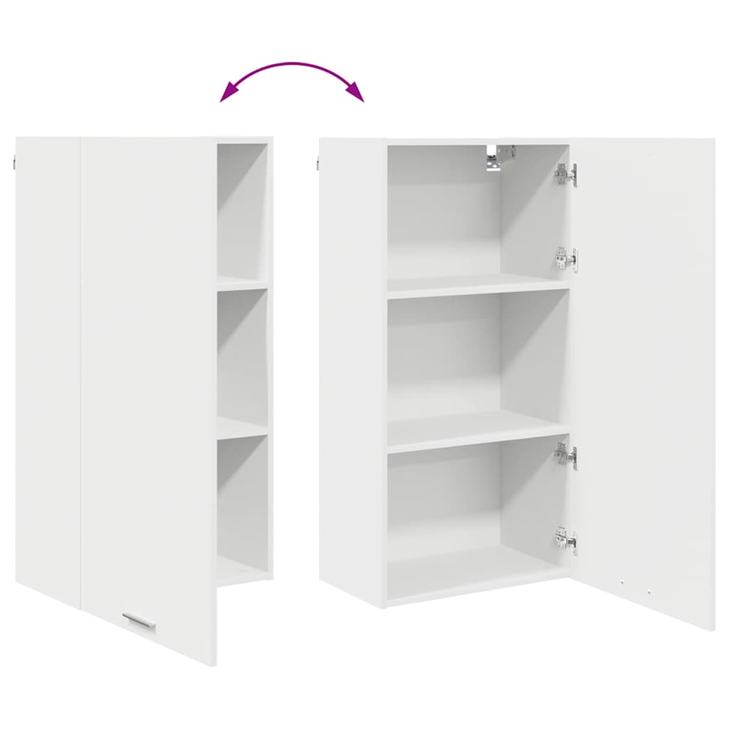 Dulap suspendat cu raft Riga Alb 50 x 31 x 100 cm Lemn compozit — imaginea 12