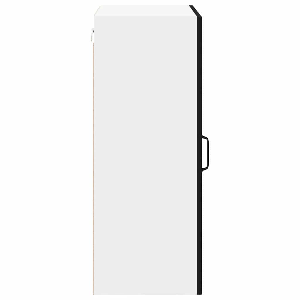 Dulap suspendat de bucatarie cu raft Negru 50 x 31 x 80 cm — imaginea 8
