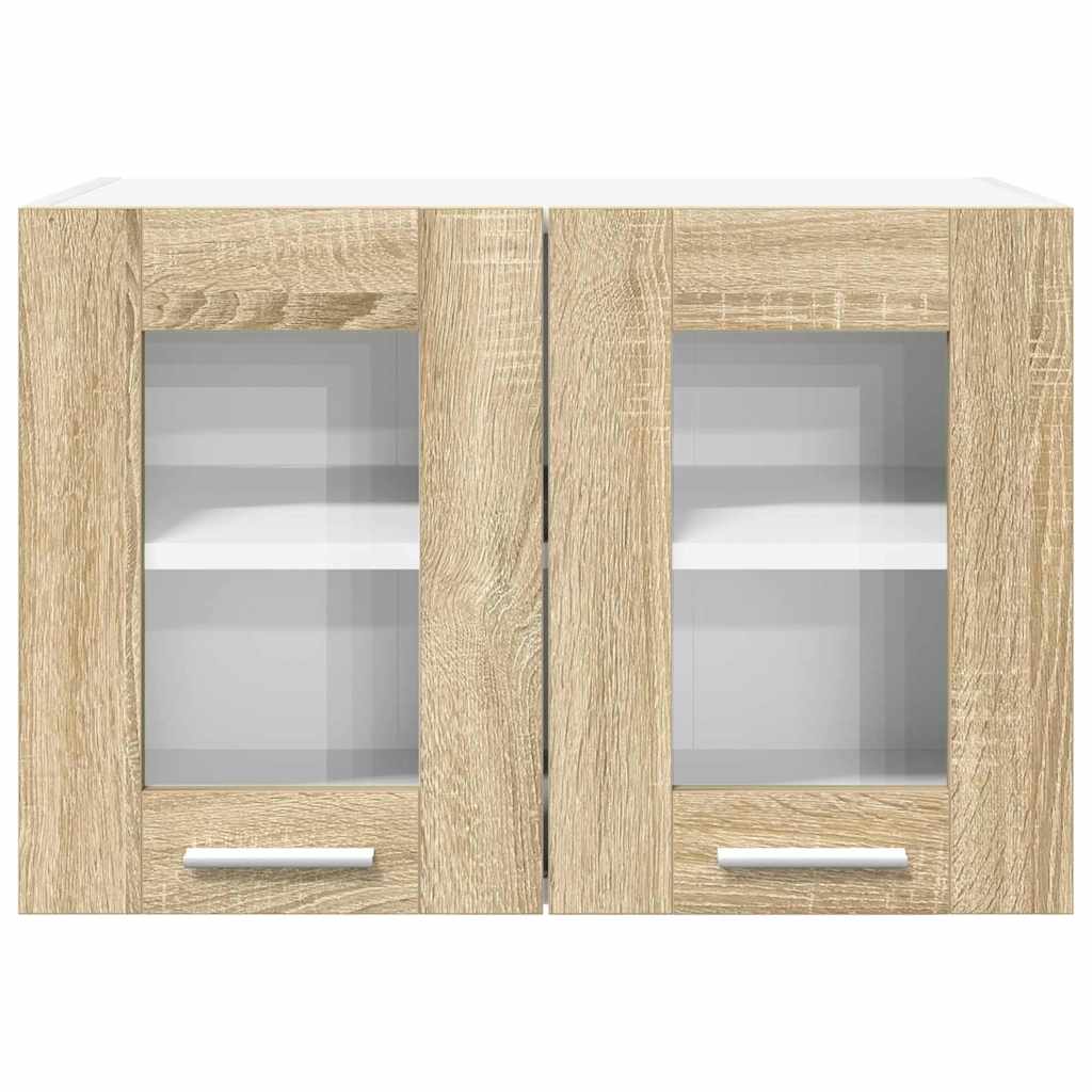 Dulap suspendat cu usa Riga 2 pcs Stejar Sonoma 60 x 31 x 40 cm — imaginea 8