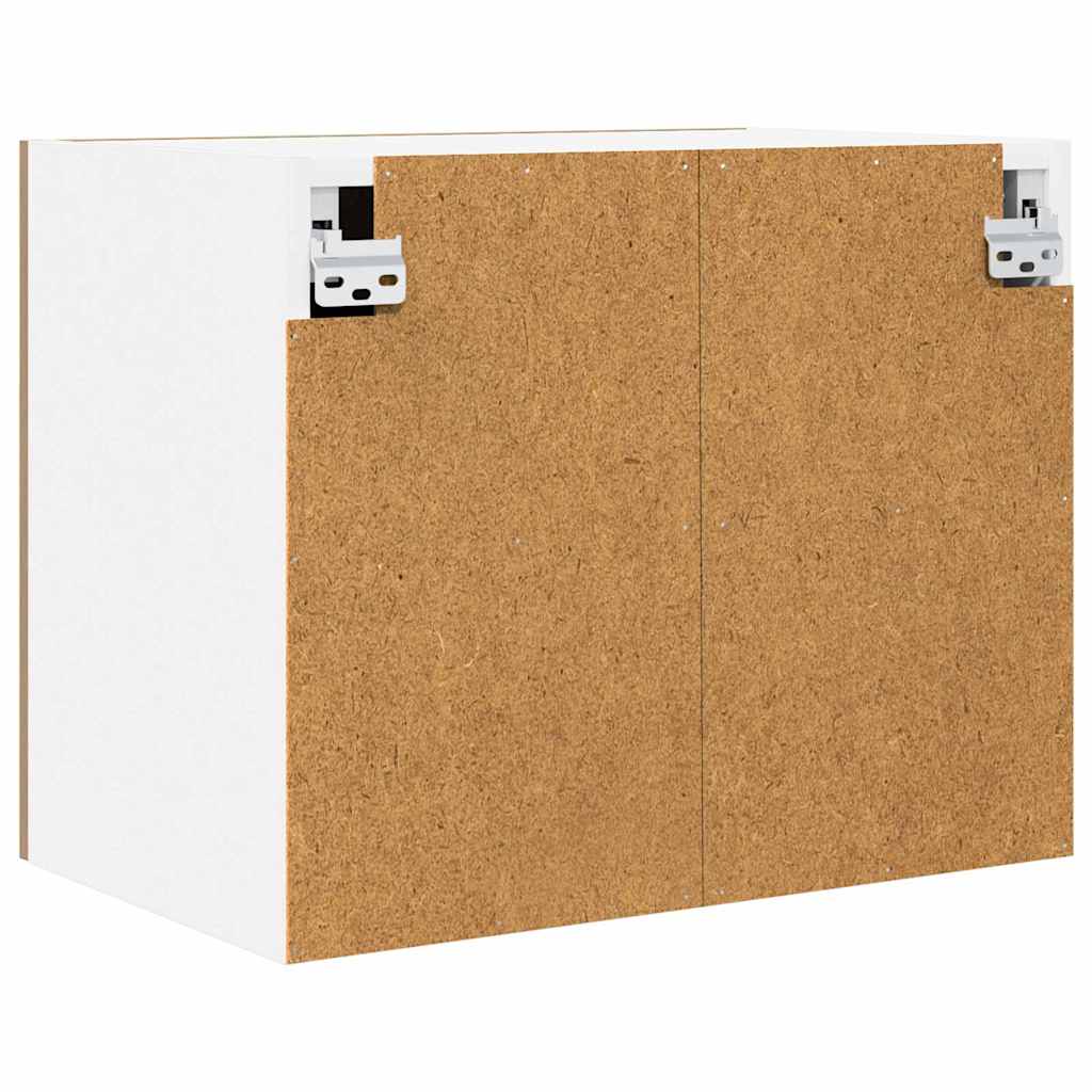 Dulap suspendat Riga Stejar Artisan si Alb 50 x 31 x 40 cm — imaginea 9