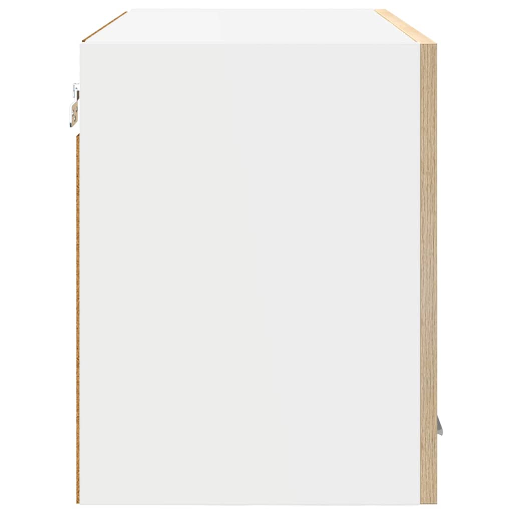 Dulap suspendat cu usa Riga 2 pcs Stejar Sonoma 60 x 31 x 40 cm — imaginea 9