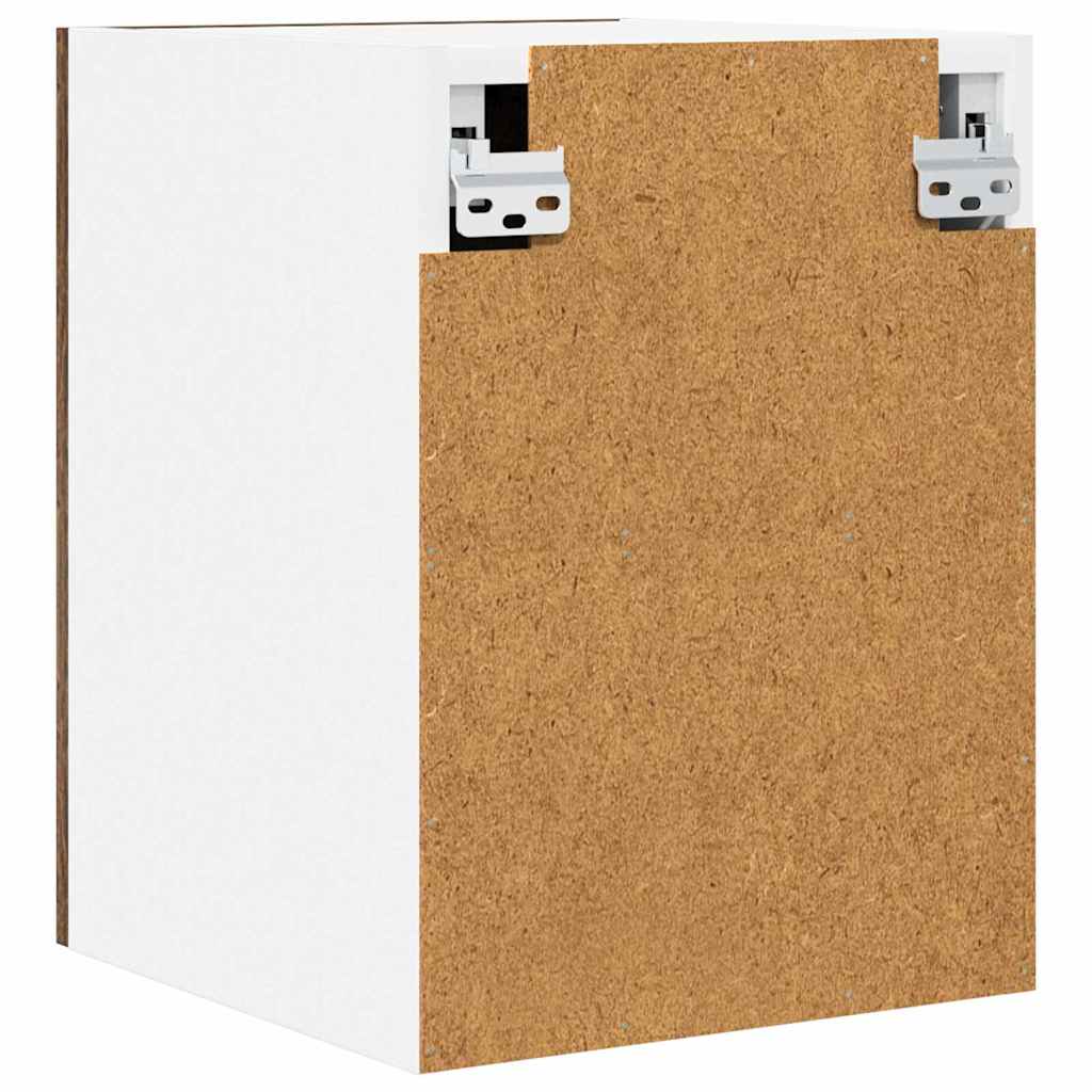 Dulap suspendat Riga Stejar afumat si alb 30 x 31 x 40 cm — imaginea 9