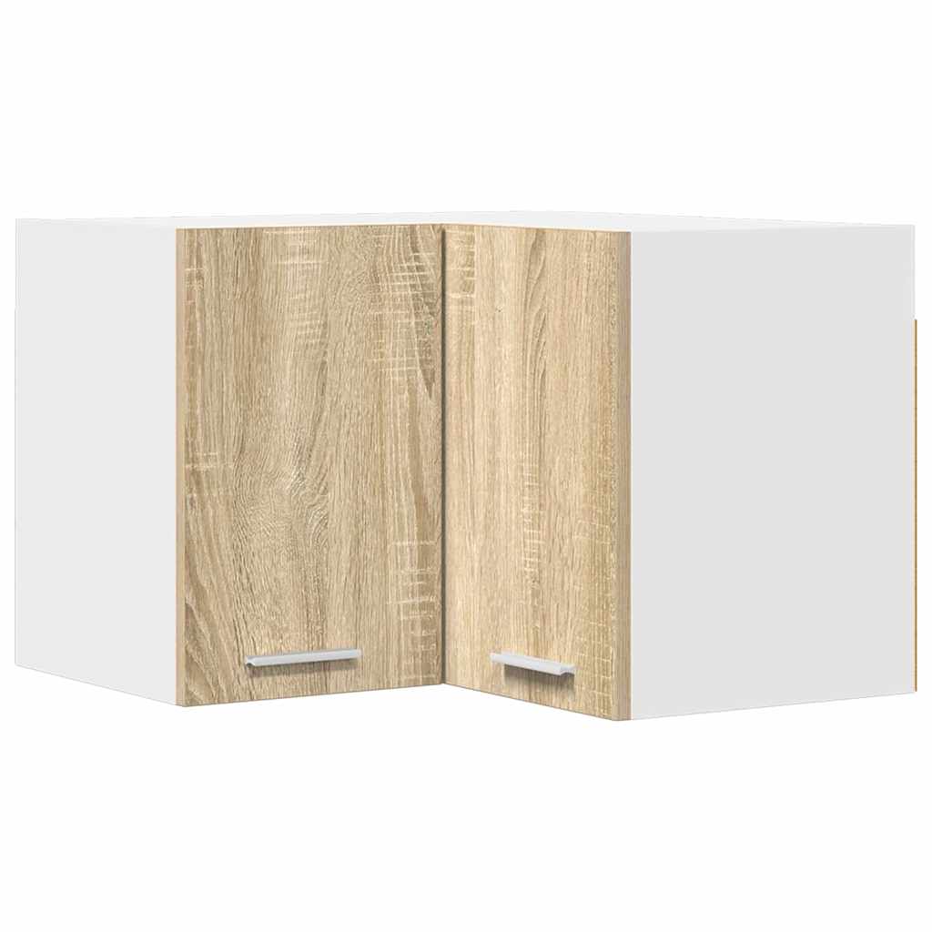 Dulap suspendat Riga Stejar Sonoma si Alb 57 x 57 x 40 cm