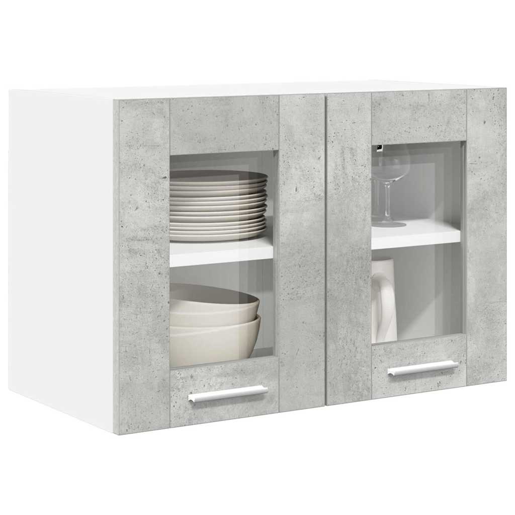 Dulap suspendat cu raft Riga Gri din beton 60 x 31 x 40 cm — imaginea 4