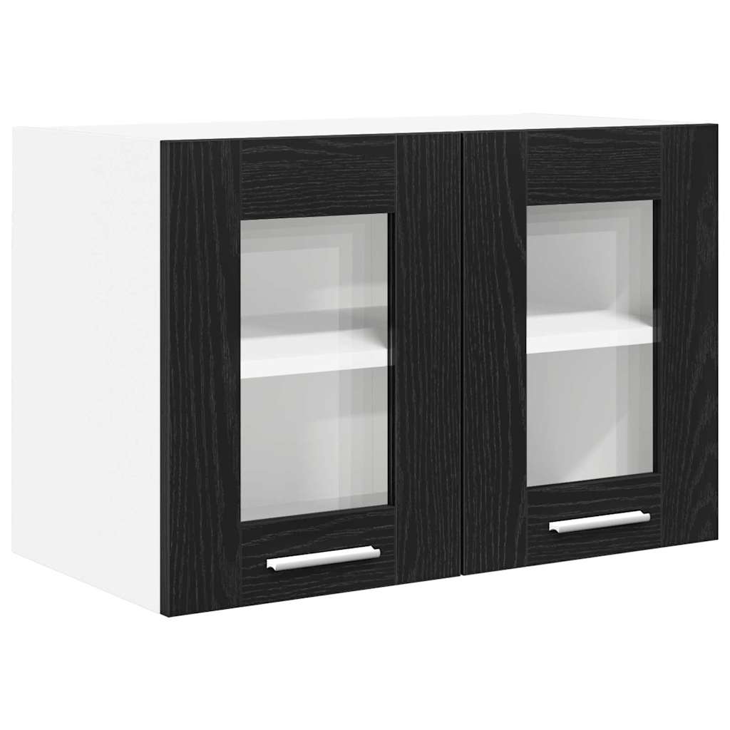 Dulap suspendat Riga Stejar Negru 60 x 31 x 40 cm Lemn compozit — imaginea 6