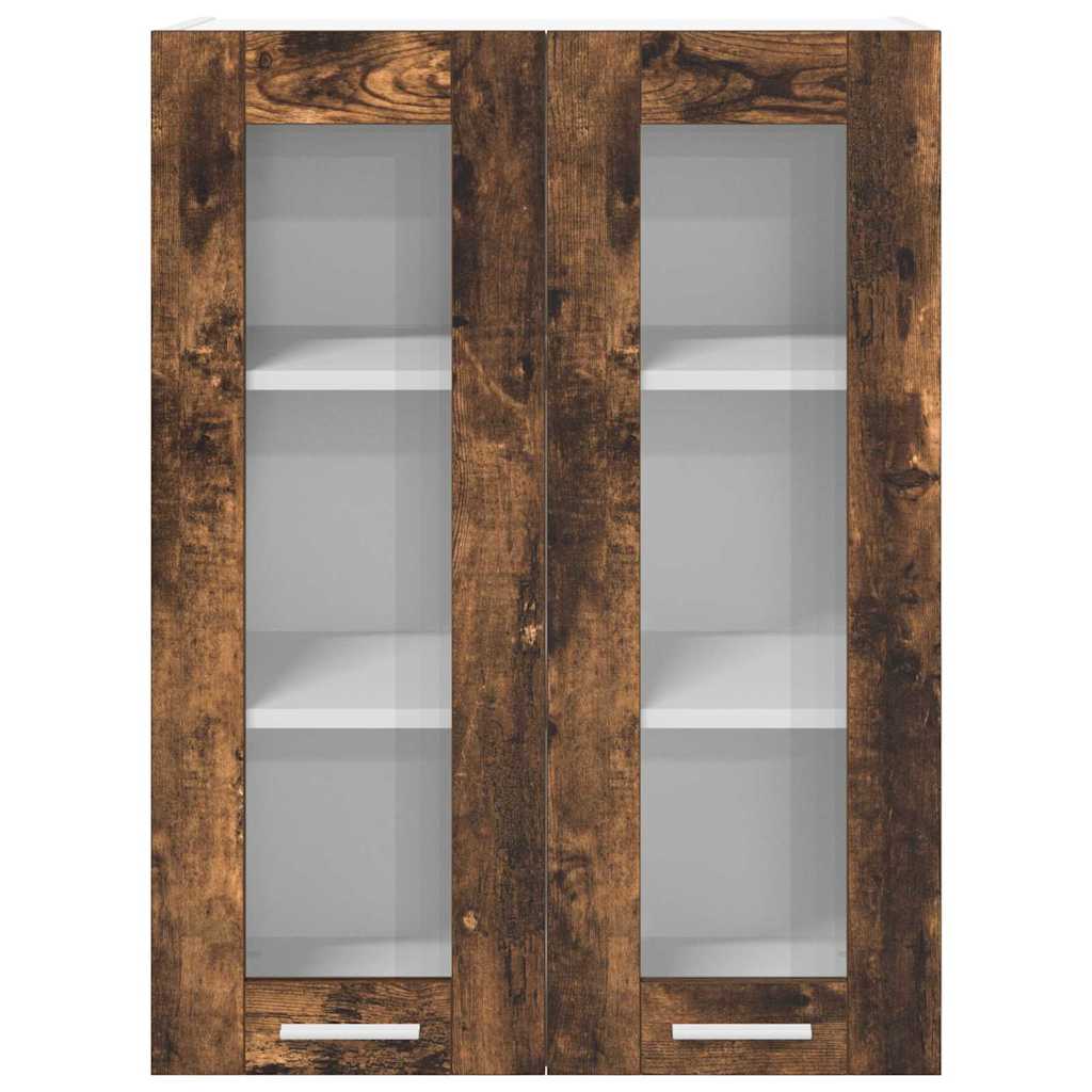 Dulap suspendat cu raft Riga Stejar fumuriu 60 x 31 x 80 cm — imaginea 7