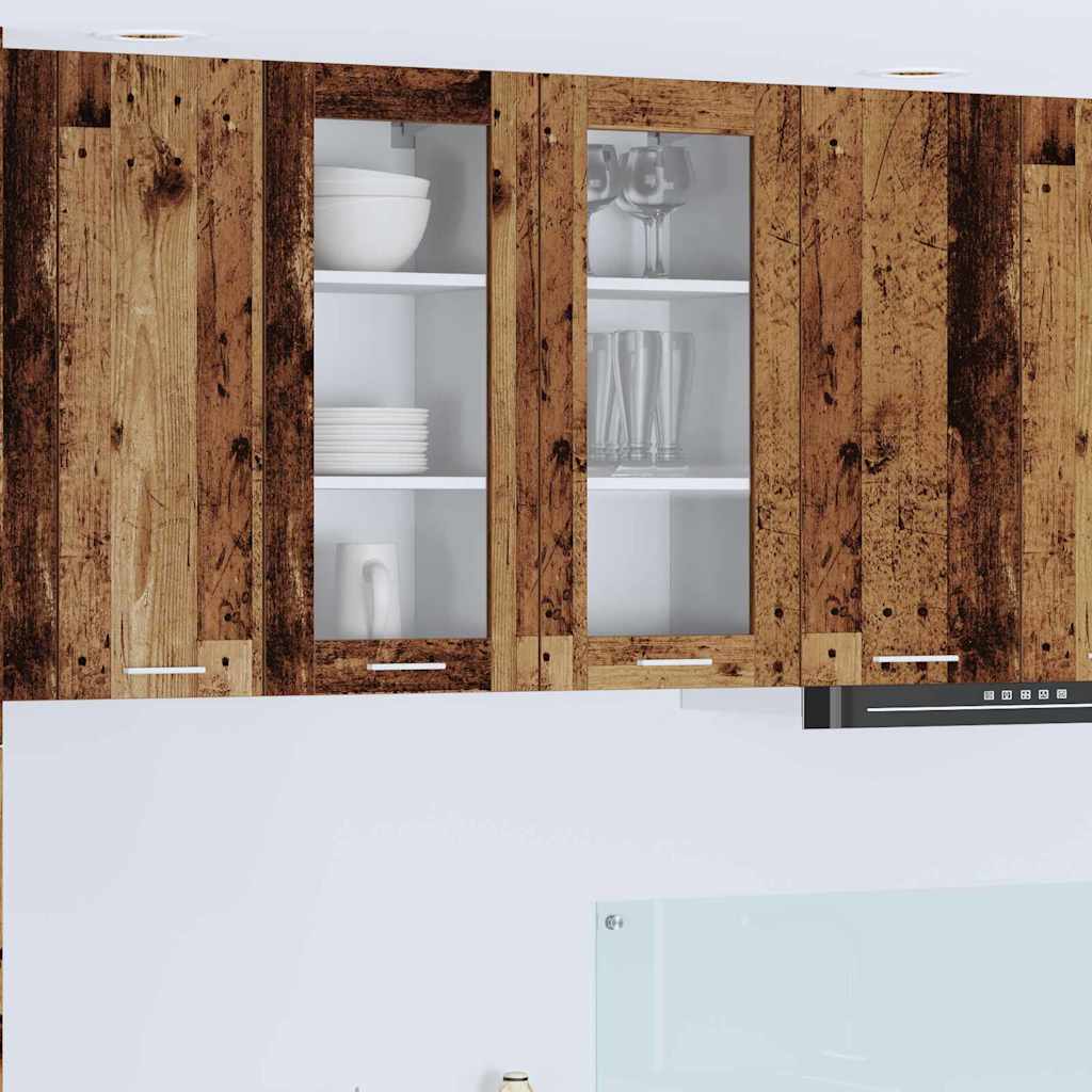 Dulap suspendat Riga Lemn Vechi 40 x 31 x 80 cm Lemn compozit — imaginea 2