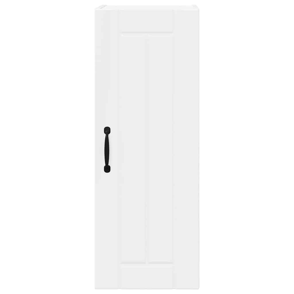 Dulap suspendat de bucatarie cu raft Alb lucios 30 x 31 x 80 cm — imaginea 7