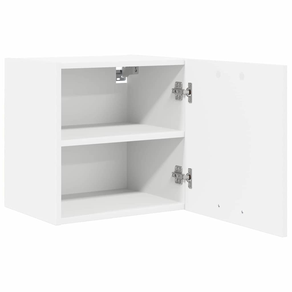 Dulap suspendat Riga 2 pcs Alb 40 x 31 x 40 cm Lemn compozit — imaginea 7