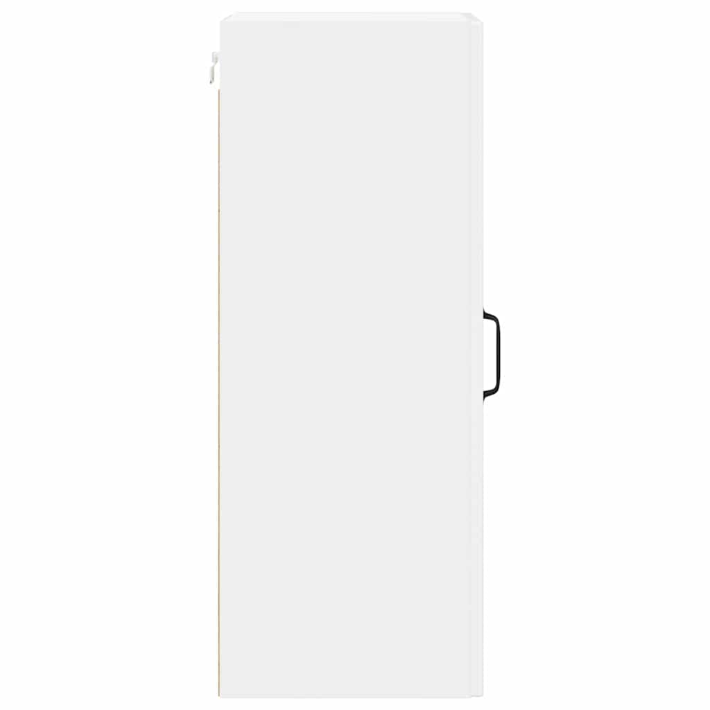 Dulap suspendat de bucatarie cu raft Alb lucios 30 x 31 x 80 cm — imaginea 8