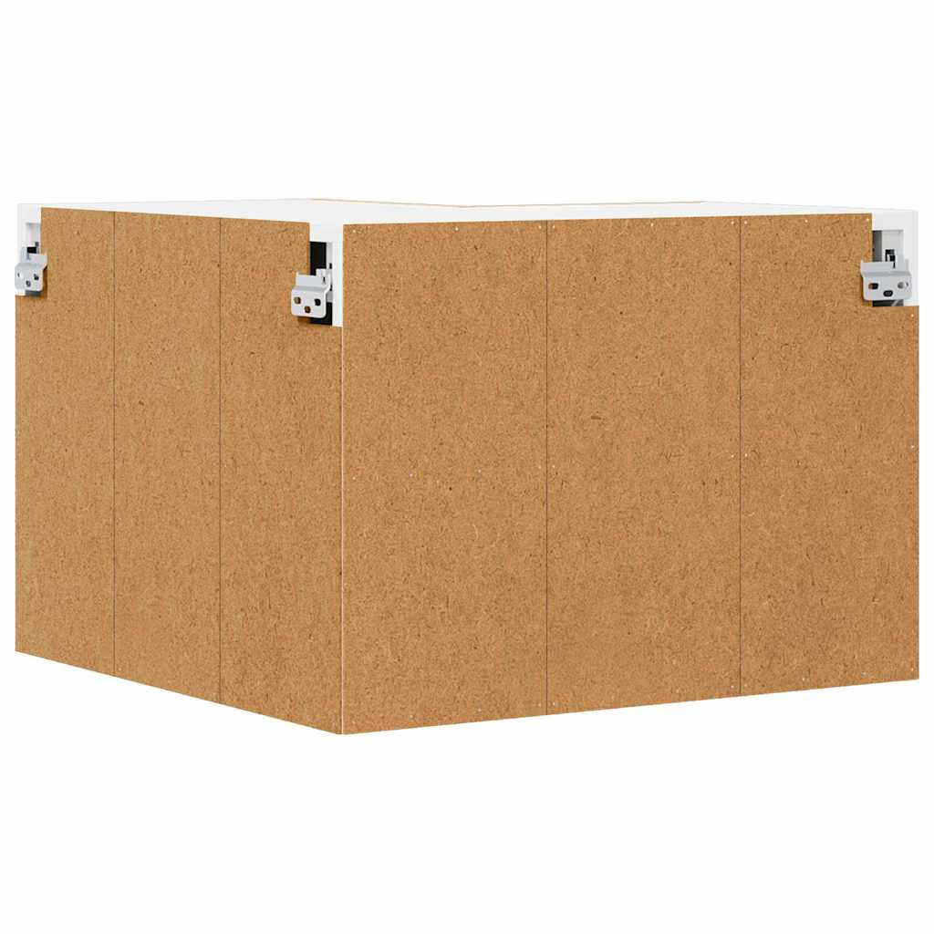 Dulap suspendat Riga Stejar Sonoma si Alb 57 x 57 x 40 cm — imaginea 9