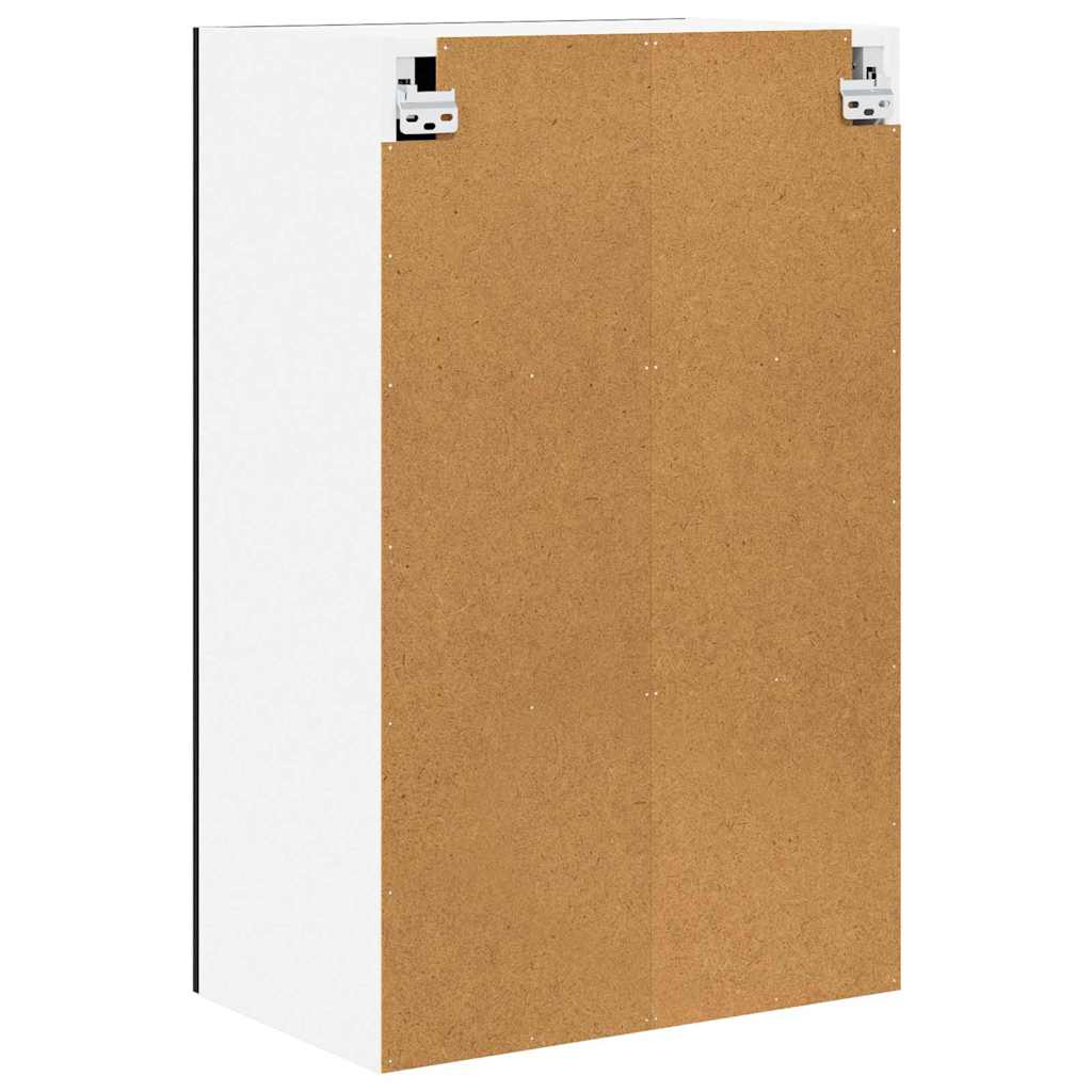 Dulap suspendat cu usa Riga Stejar negru si Alb 50 x 31 x 80 cm — imaginea 9