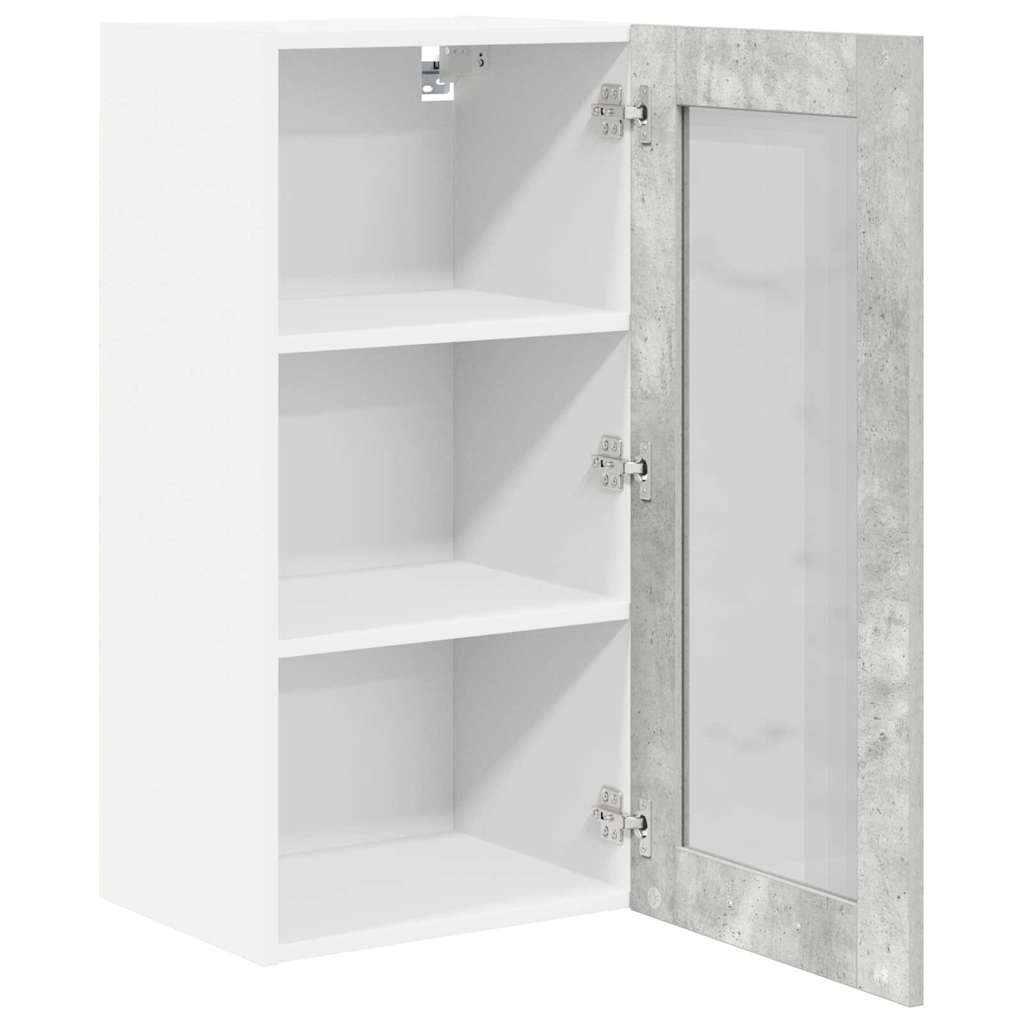 Dulap suspendat cu raft Riga Gri din beton 40 x 31 x 80 cm — imaginea 6