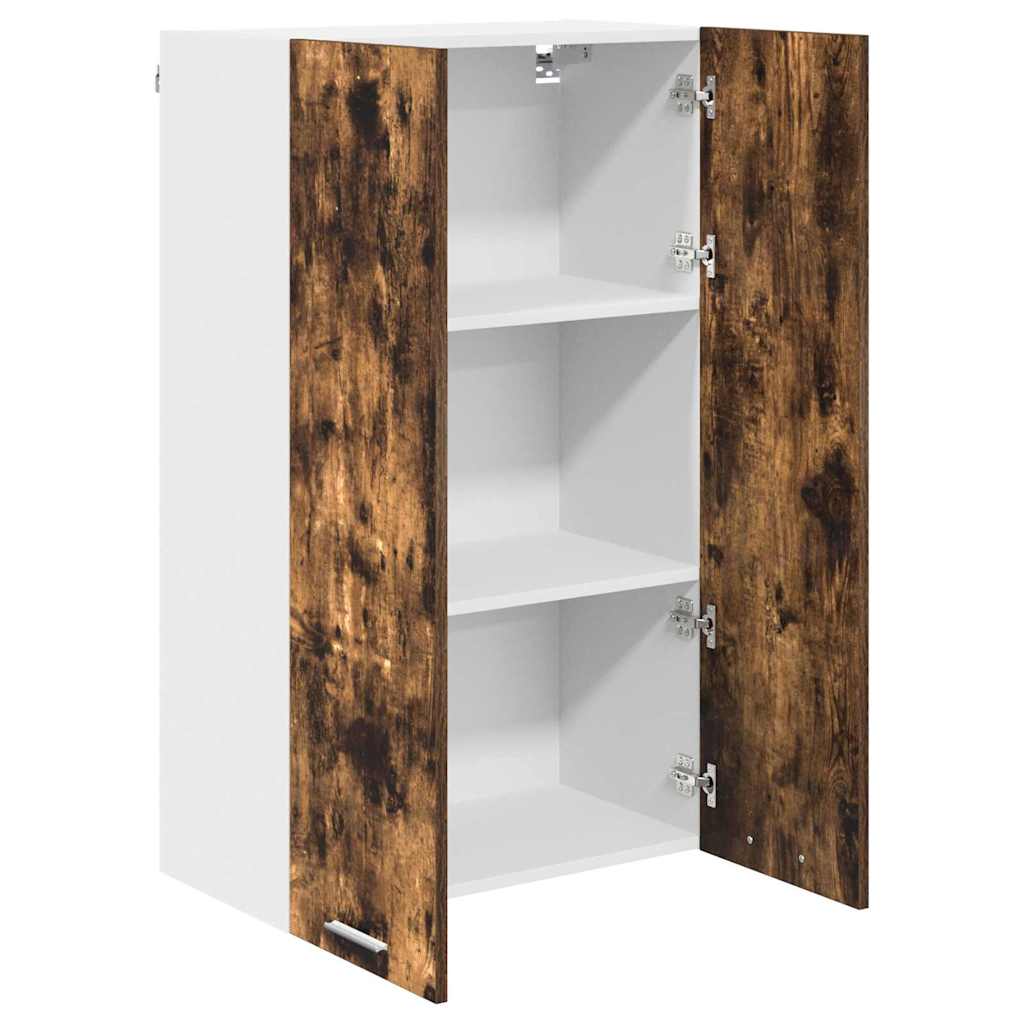 Dulap suspendat cu raft Riga Stejar fumuriu 60 x 31 x 100 cm — imaginea 6
