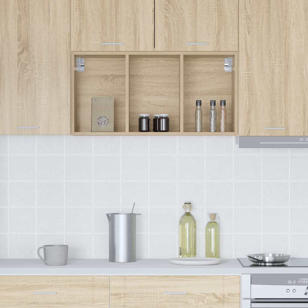 Dulap suspendat cu raft Riga Stejar Sonoma 40 x 29,5 x 80 cm — imaginea 5