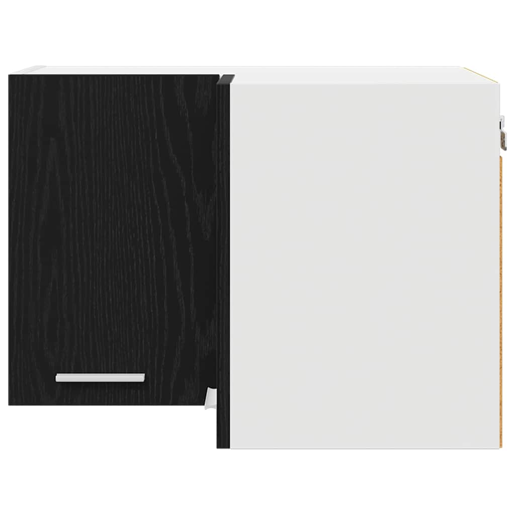 Dulap suspendat Riga Stejar negru si Alb 57 x 57 x 40 cm — imaginea 7