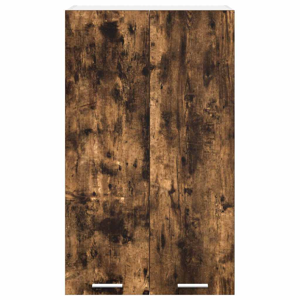 Dulap suspendat cu raft Riga Stejar fumuriu 60 x 31 x 100 cm — imaginea 7