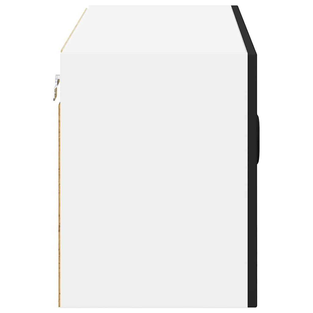 Dulap suspendat de bucatarie cu raft Negru 80 x 31 x 40 cm — imaginea 8