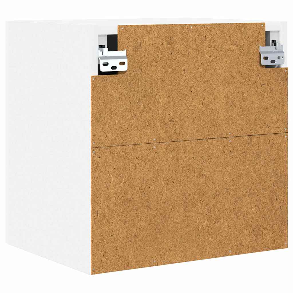 Dulap suspendat Riga 2 pcs Alb 40 x 31 x 40 cm Lemn compozit — imaginea 10
