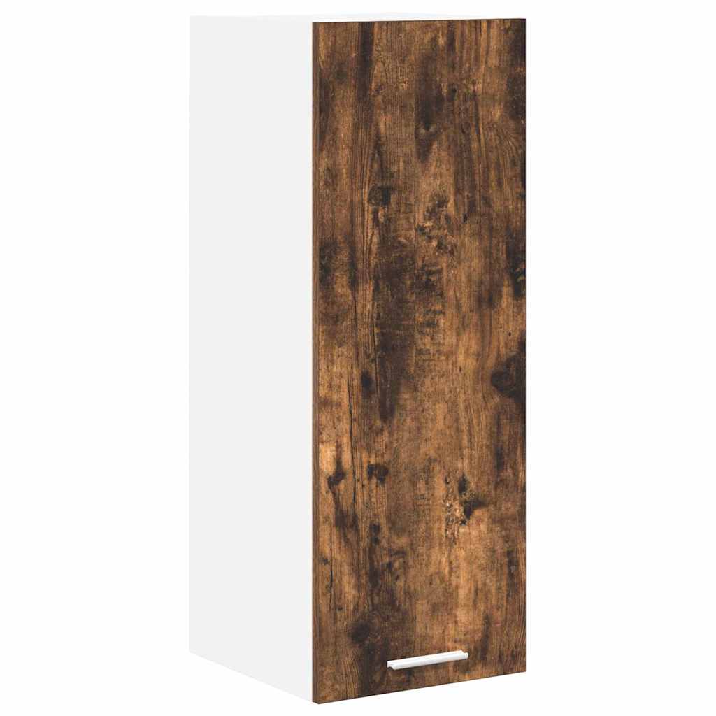 Dulap suspendat Riga 2 pcs Stejar afumat si alb 30 x 31 x 80 cm — imaginea 7