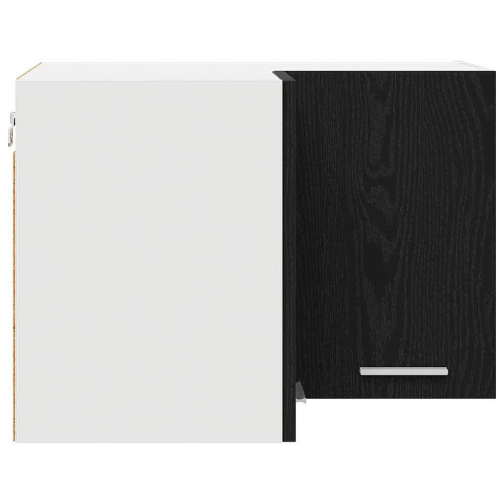 Dulap suspendat Riga Stejar negru si Alb 57 x 57 x 40 cm — imaginea 8