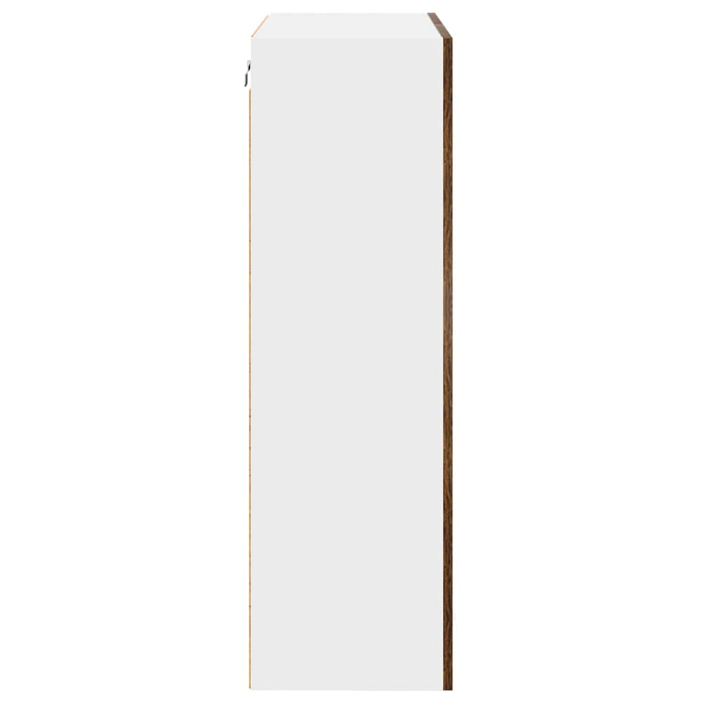 Dulap suspendat cu raft Riga Stejar fumuriu 60 x 31 x 100 cm — imaginea 8